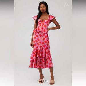 Show me your Mumu Reese Ruffle Dress Size M